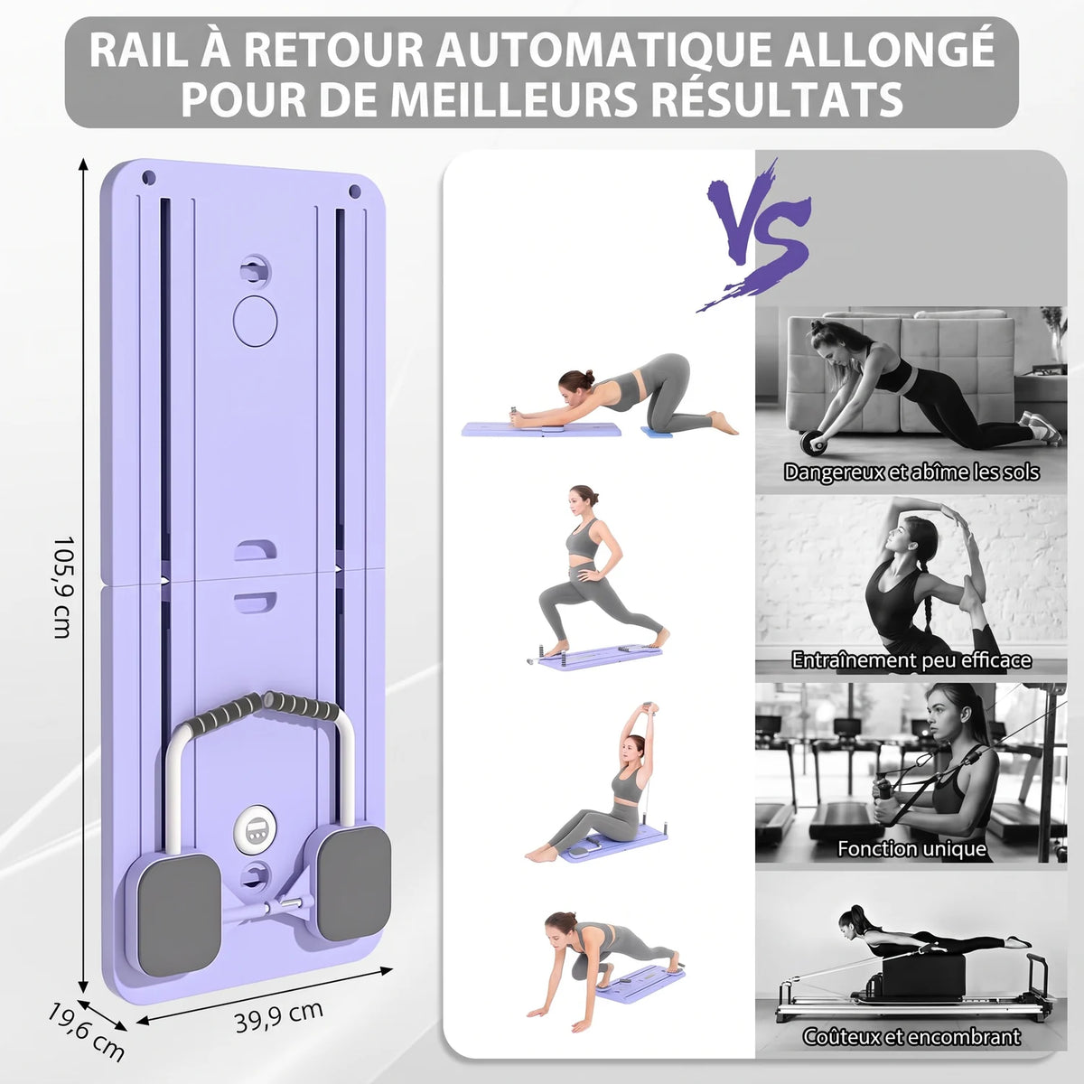 Appareil Pilates Reformer