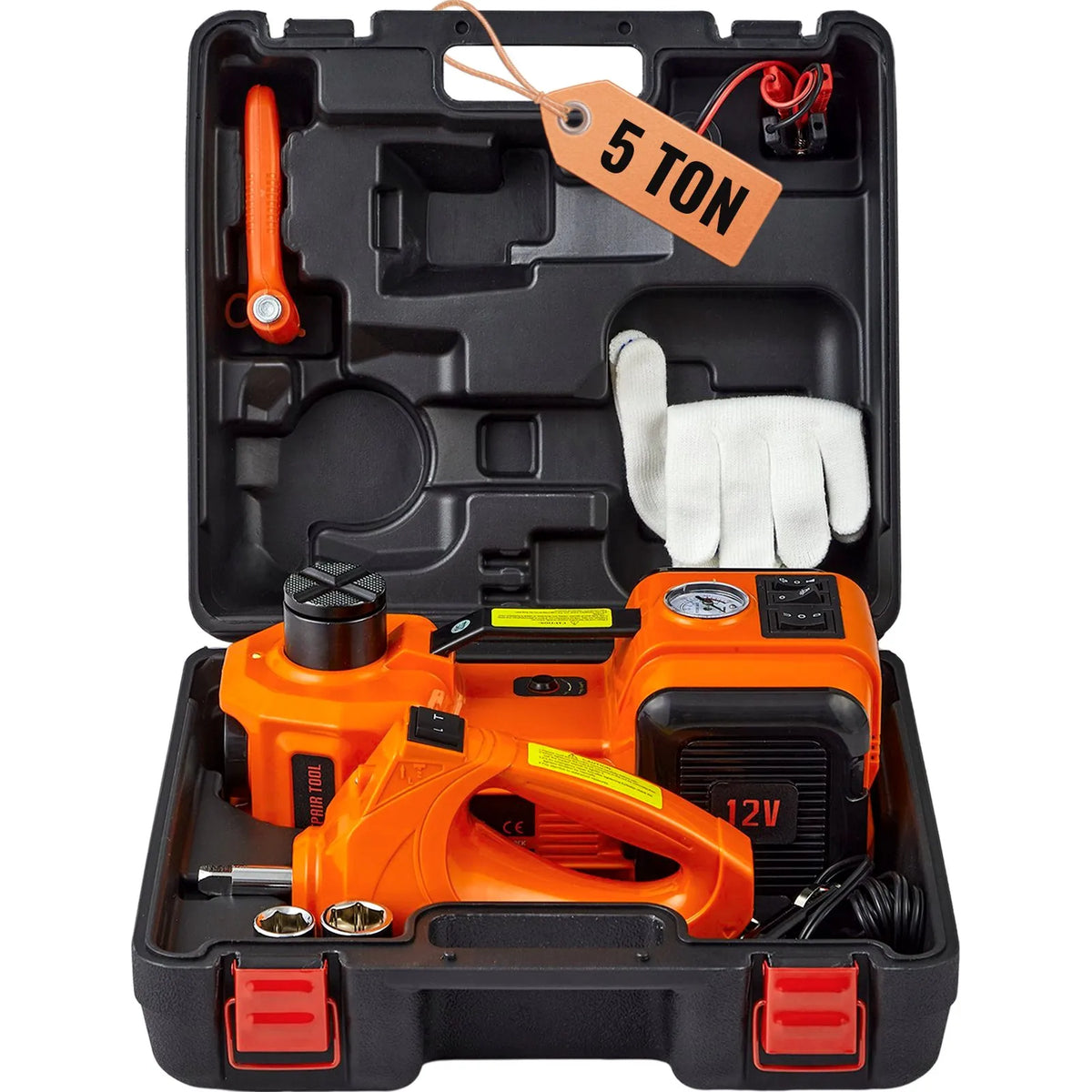 Cric Hydraulique Électrique 5T 12V