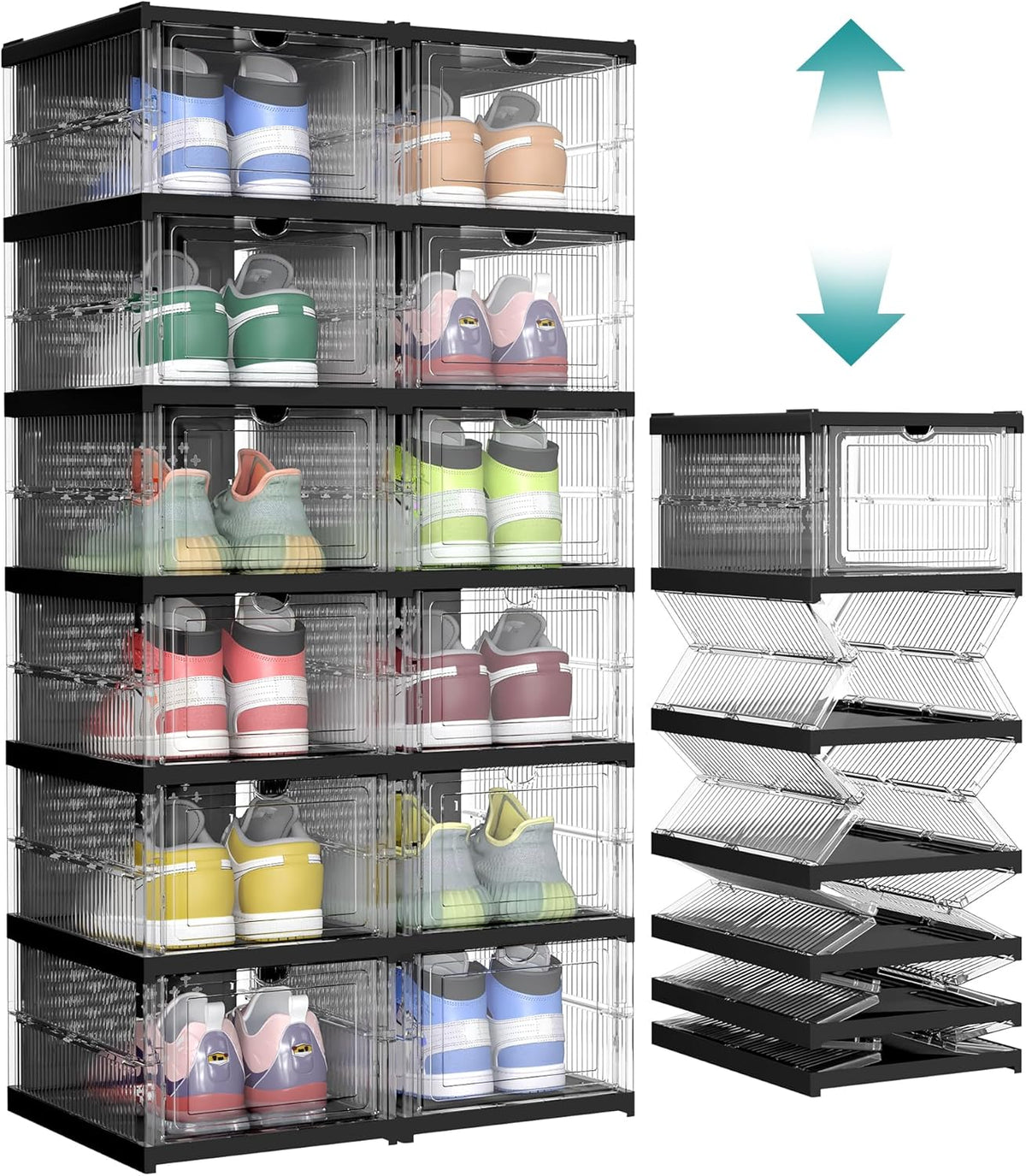Lot de boîtes à chaussures pliables