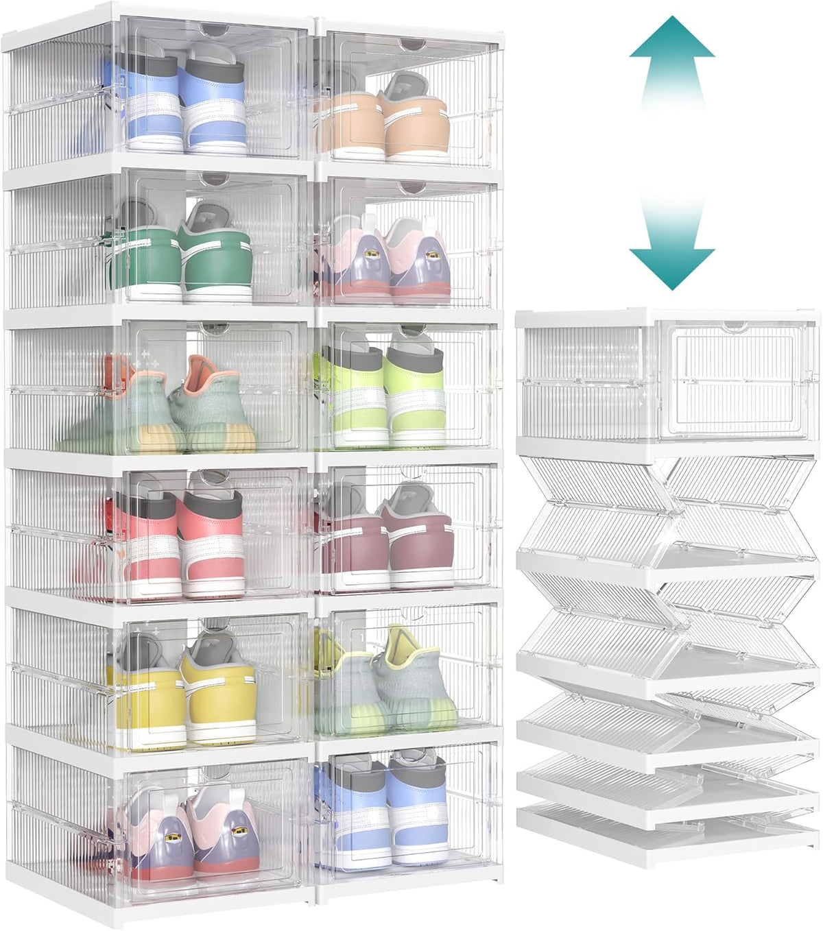 Lot de boîtes à chaussures pliables