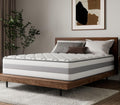 Matelas Orthopédique 140x190cm, Hauteur 25 cm, Matelas à Ressorts ensachés 7 Zones