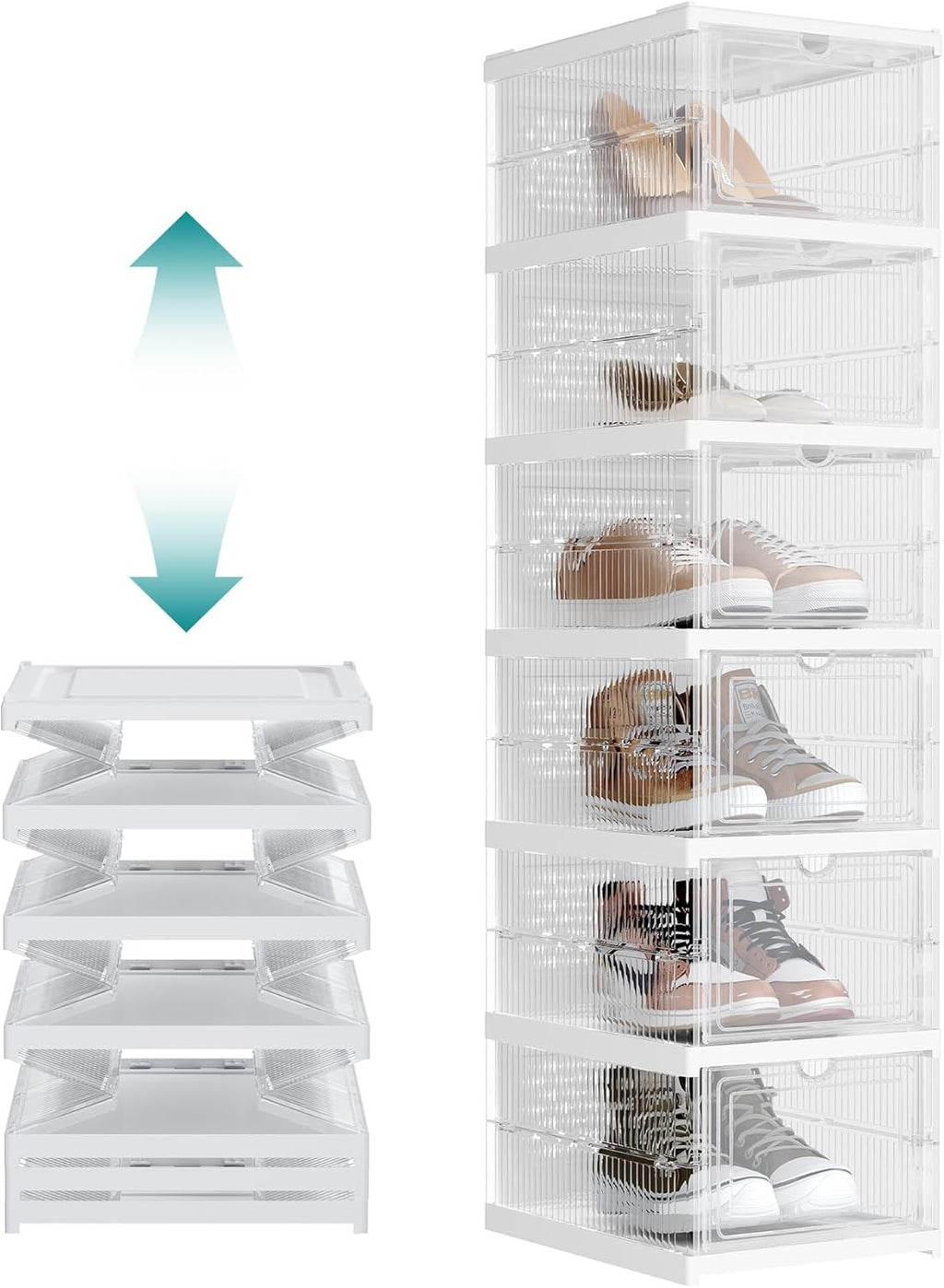 Lot de boîtes à chaussures pliables