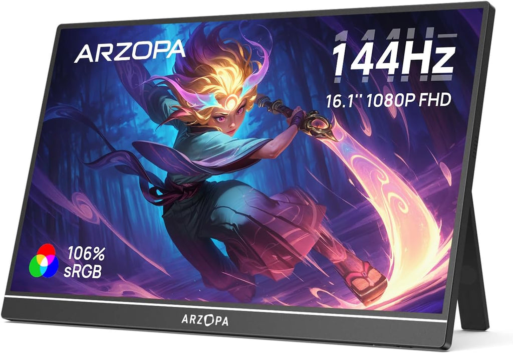 Moniteur portable ARZOPA 16,1" 144hz 1080p HD