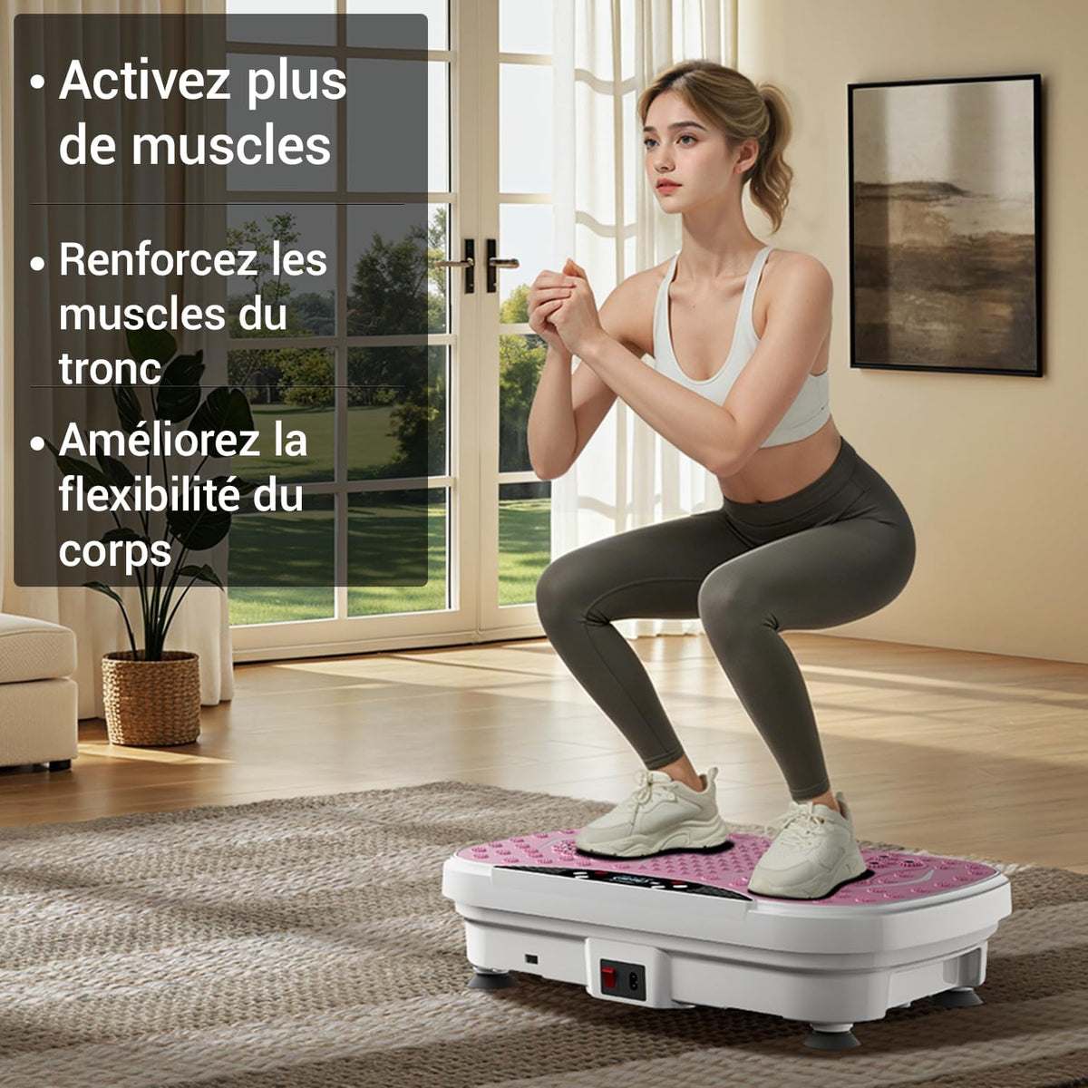 Plateforme de Vibration pour Drainage Lymphatique
