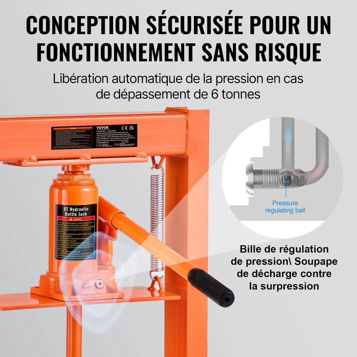 Presse de Travail Hydraulique 6T