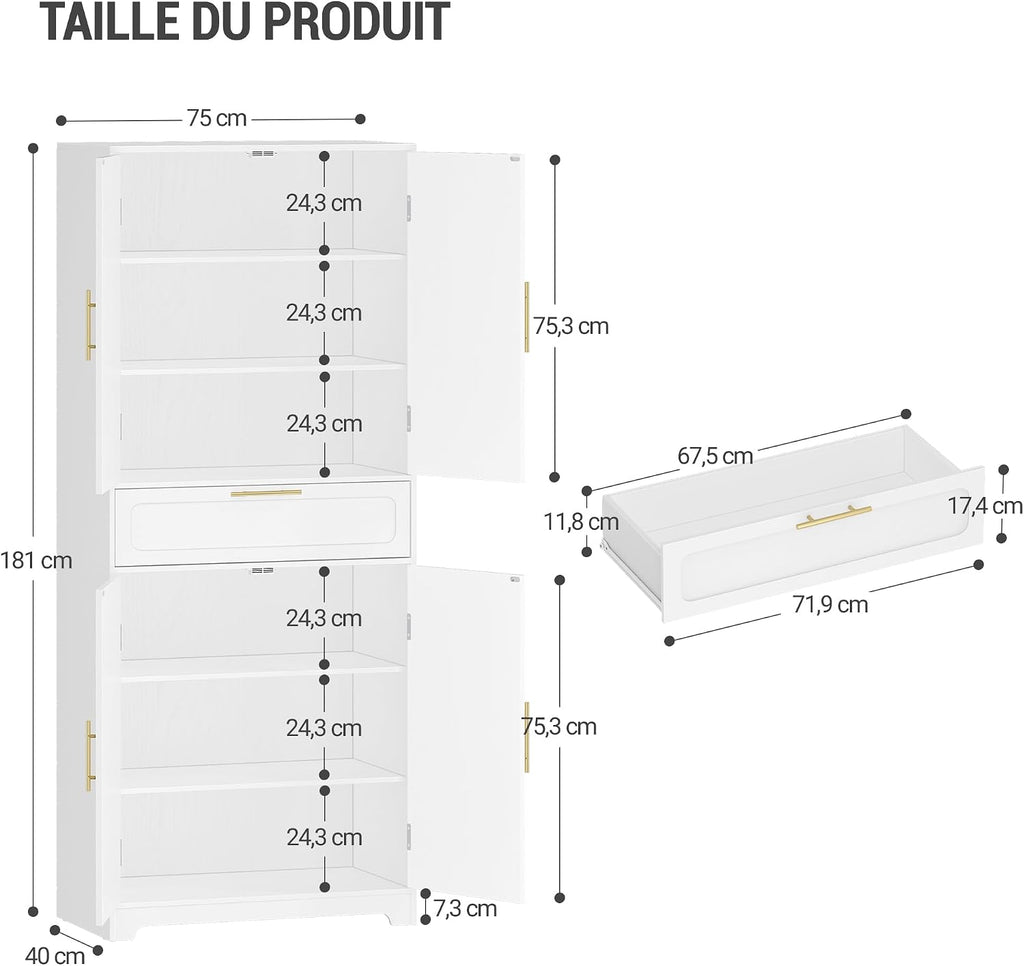 Armoire de Cuisine avec 4 Portes