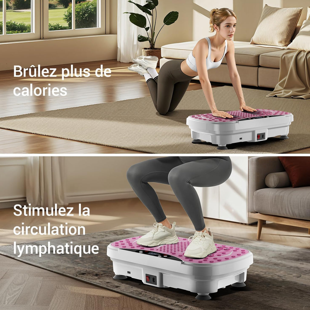 Plateforme de Vibration pour Drainage Lymphatique