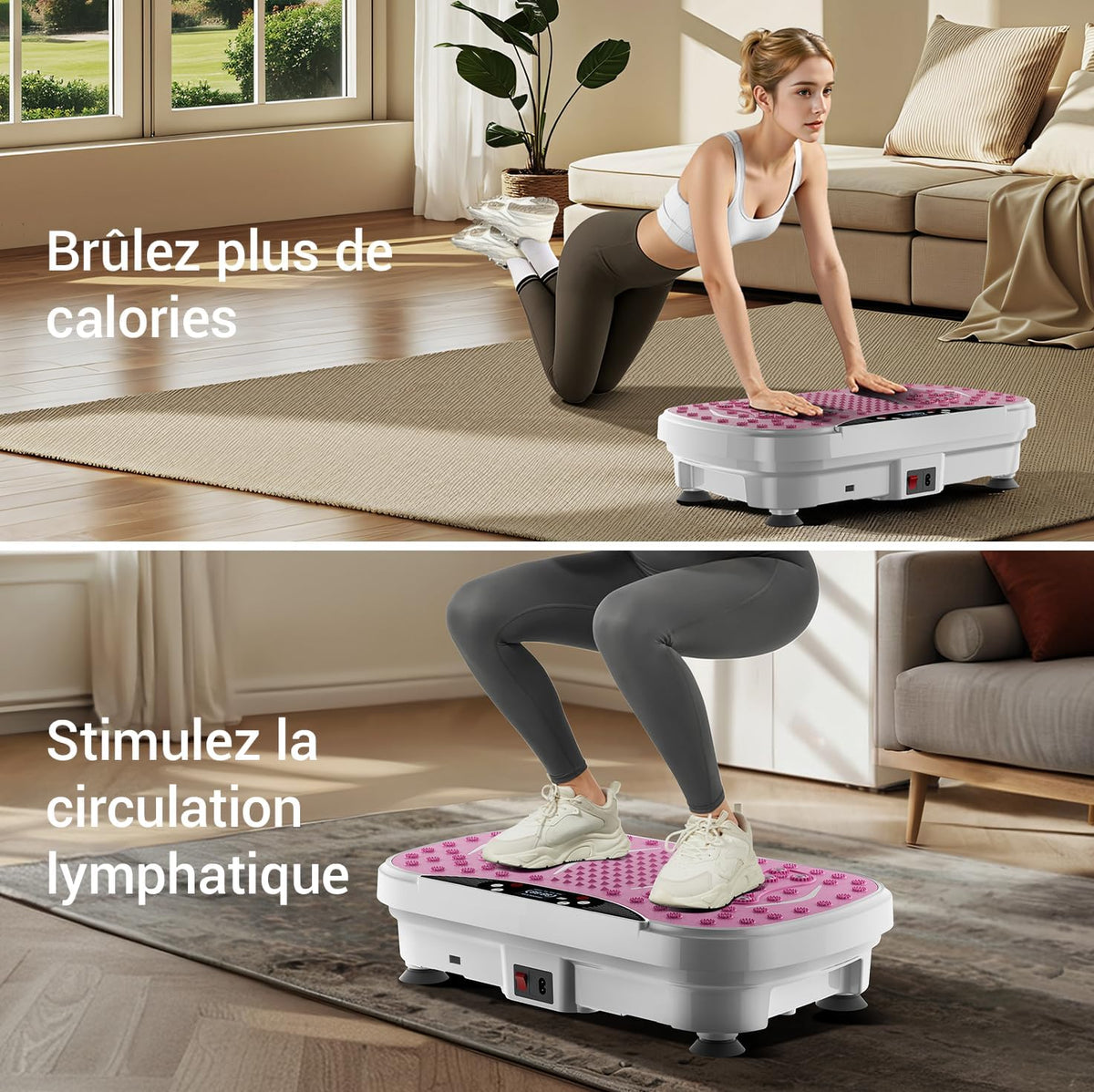 Plateforme de Vibration pour Drainage Lymphatique