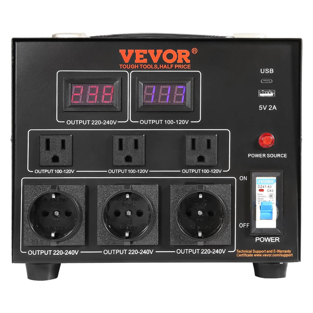 Transformateur 220 V - 110 V Convertisseur de Tension 5000 W