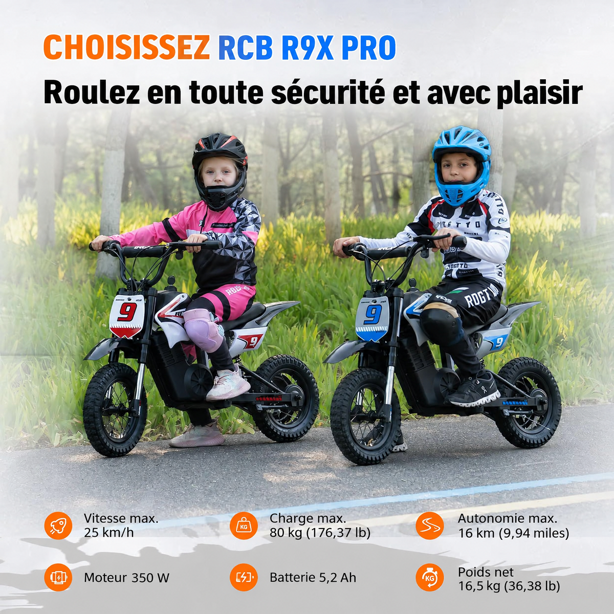 RCB R9X Pro Moto Électrique