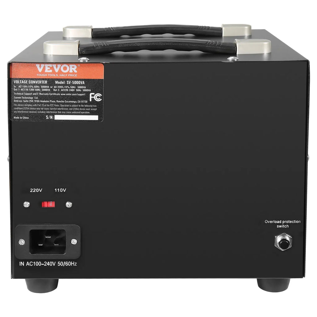 Transformateur 220 V - 110 V Convertisseur de Tension 5000 W