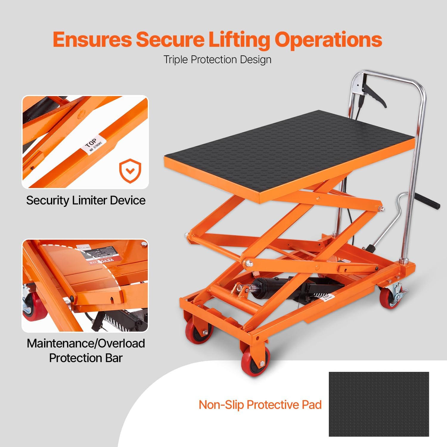 Élévateur Hydraulique™ Capacité de 150 kg