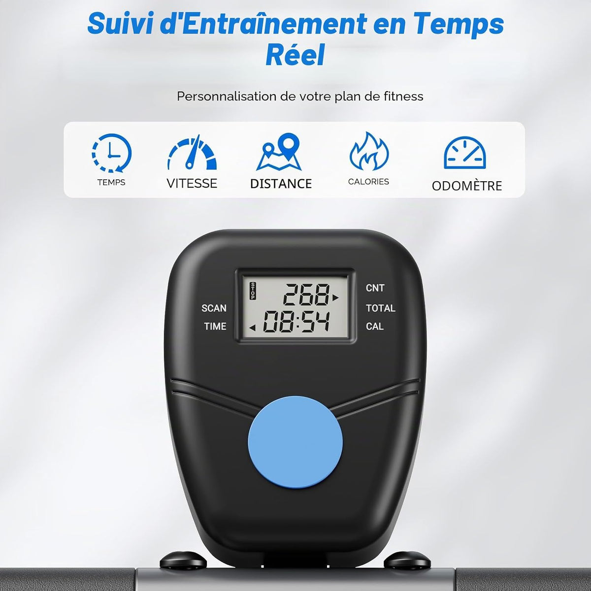 2-en-1 Machine à Squats et Rameur