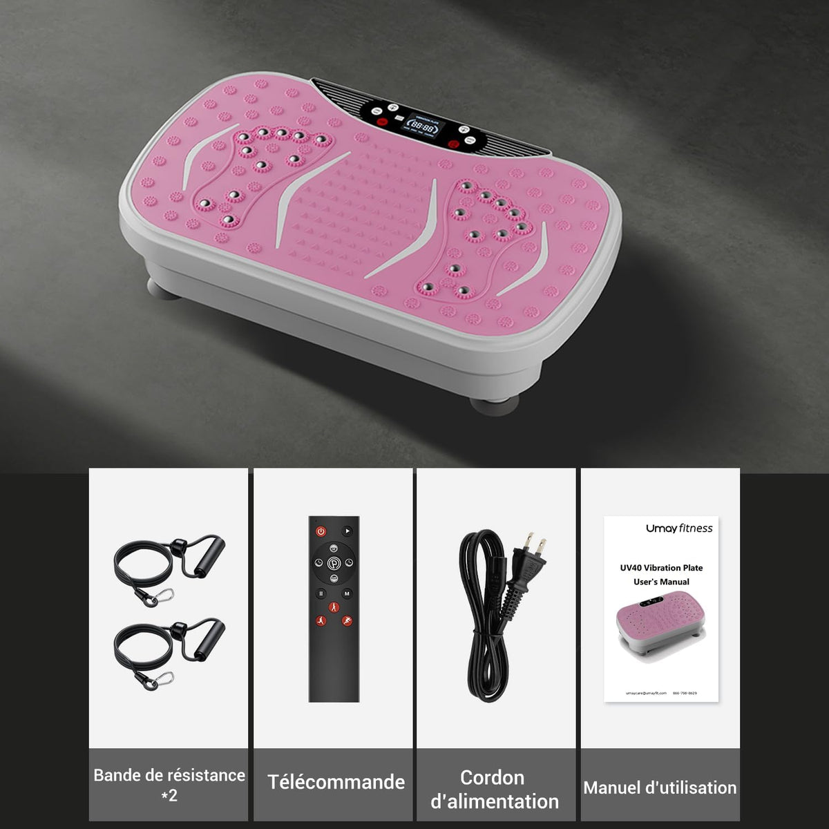 Plateforme de Vibration pour Drainage Lymphatique