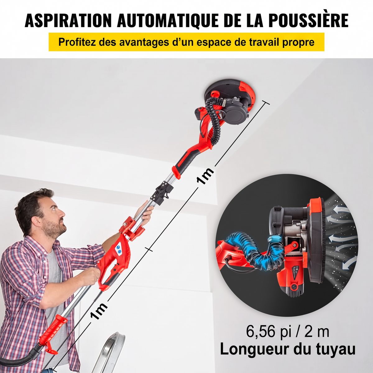 Ponceuse orbitale Filaire 850W