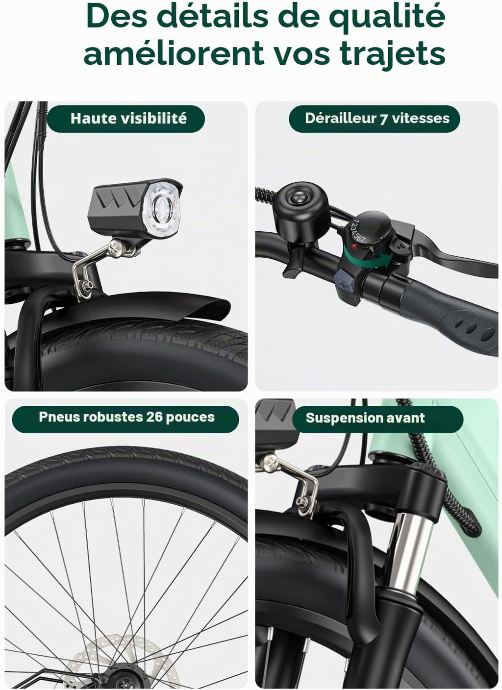 Vélo électrique pour adultes HillMiles