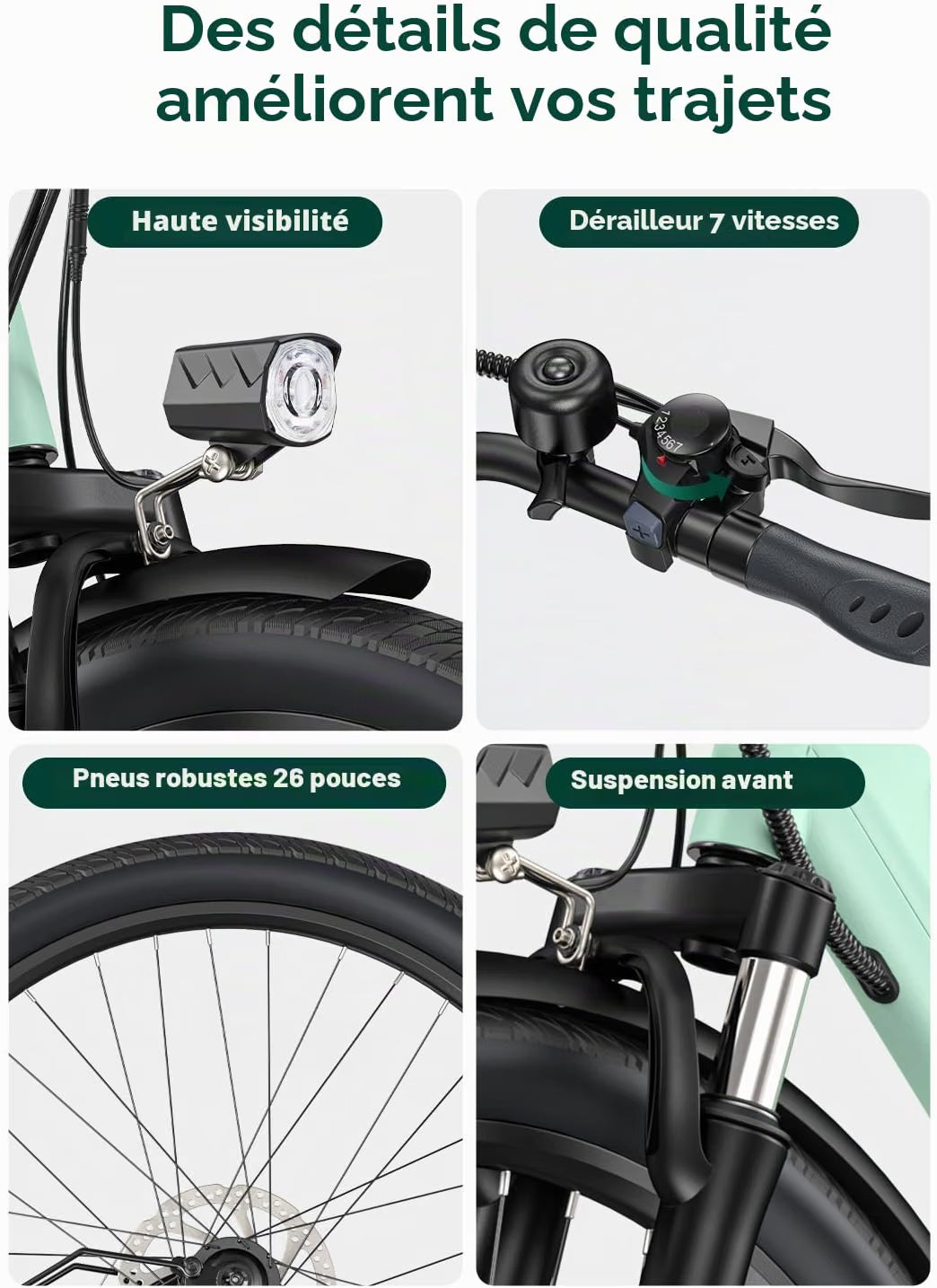 Vélo électrique pour adultes HillMiles