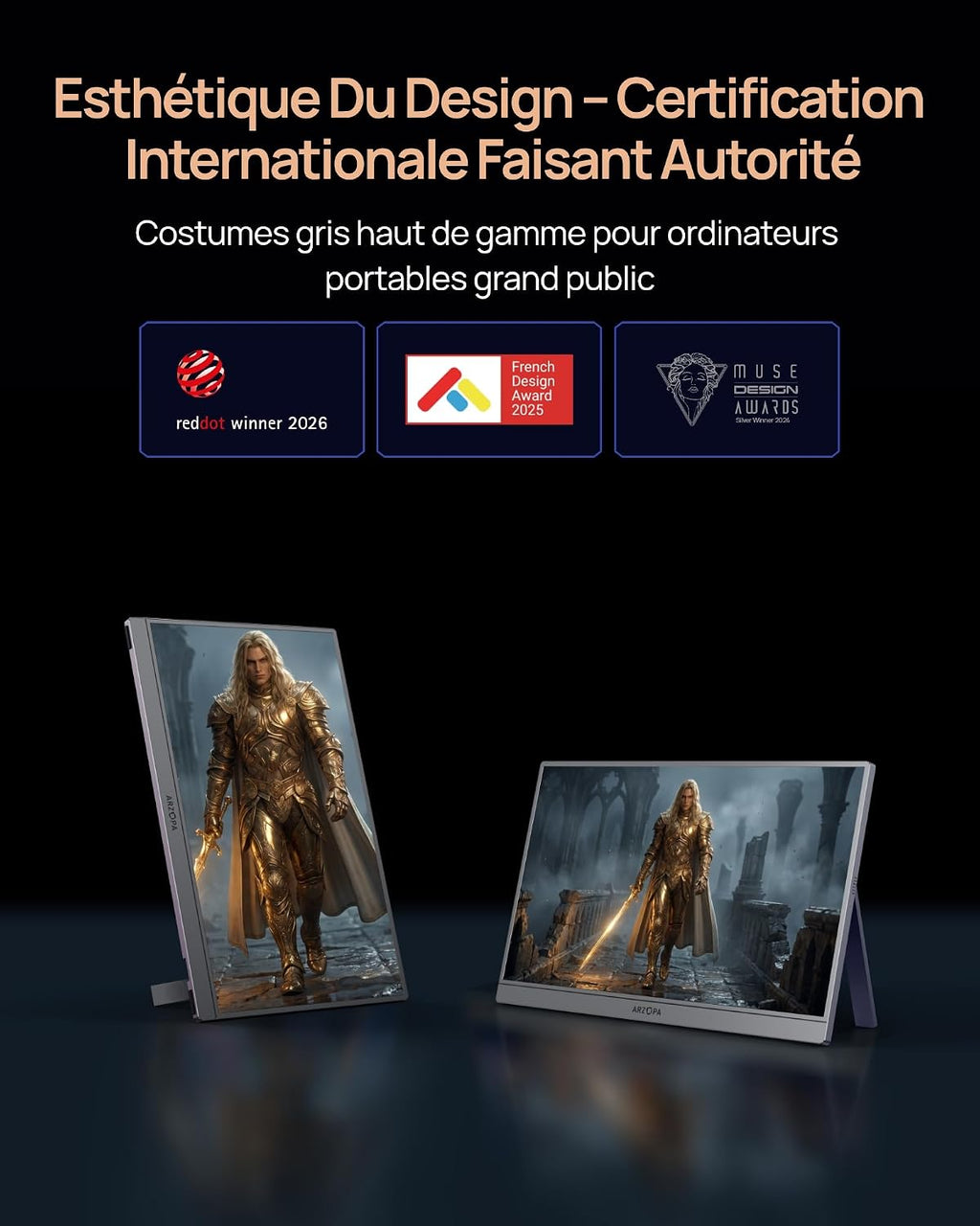 Moniteur Portable 16,1" 2,5K 180 Hz