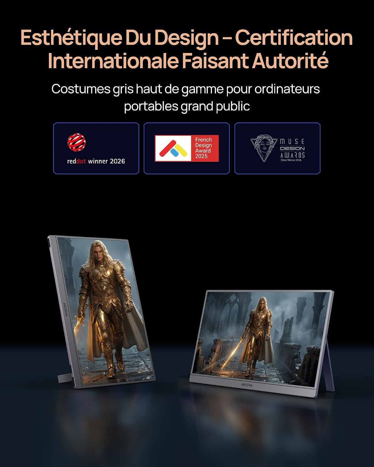 Moniteur Portable 16,1" 2,5K 180 Hz