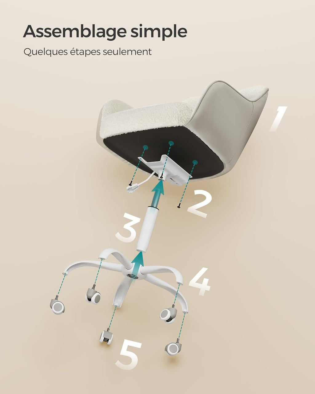 ComfyChaise™ Ergonomique - Capacité 110 kg