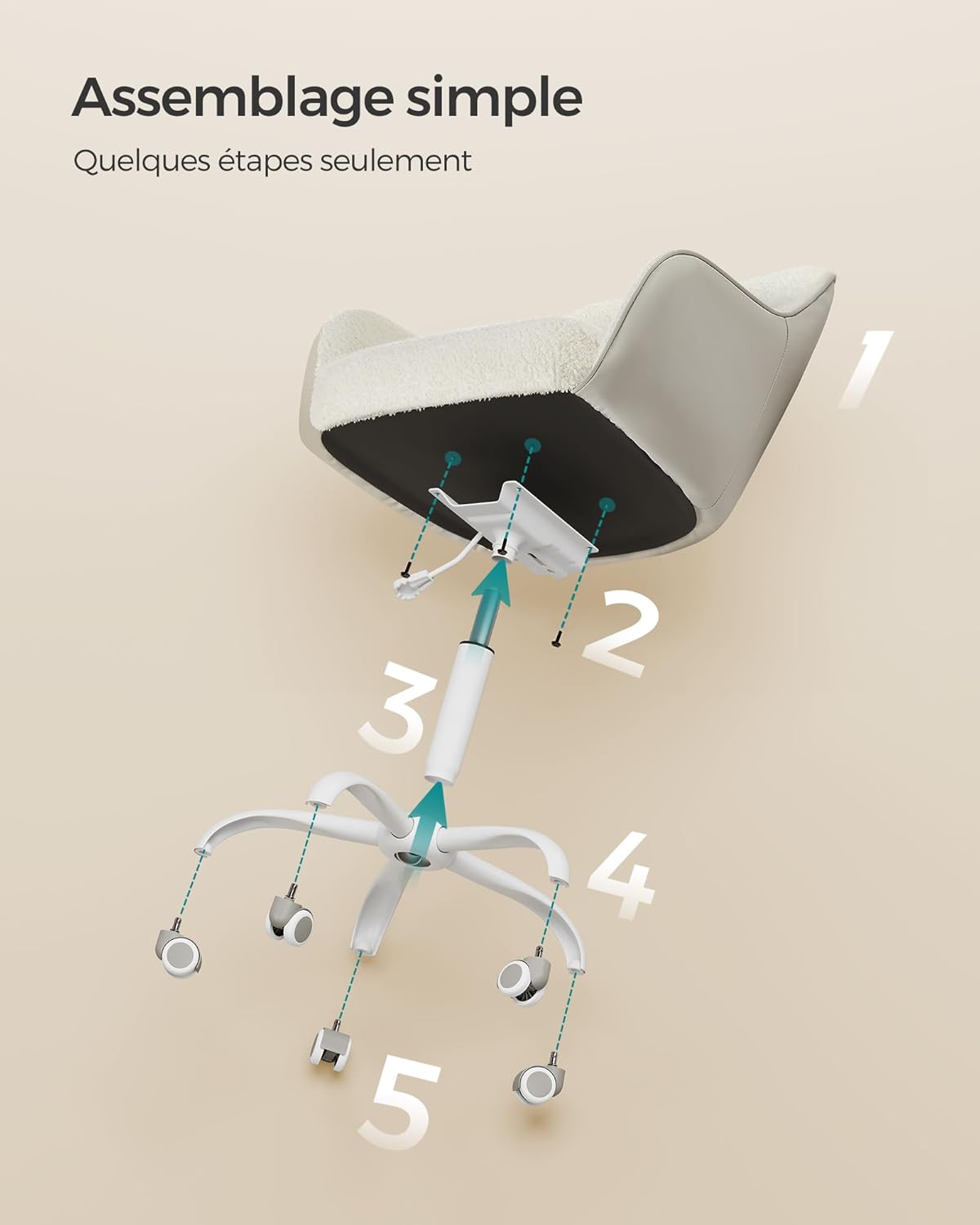 ComfyChaise™ Ergonomique - Capacité 110 kg