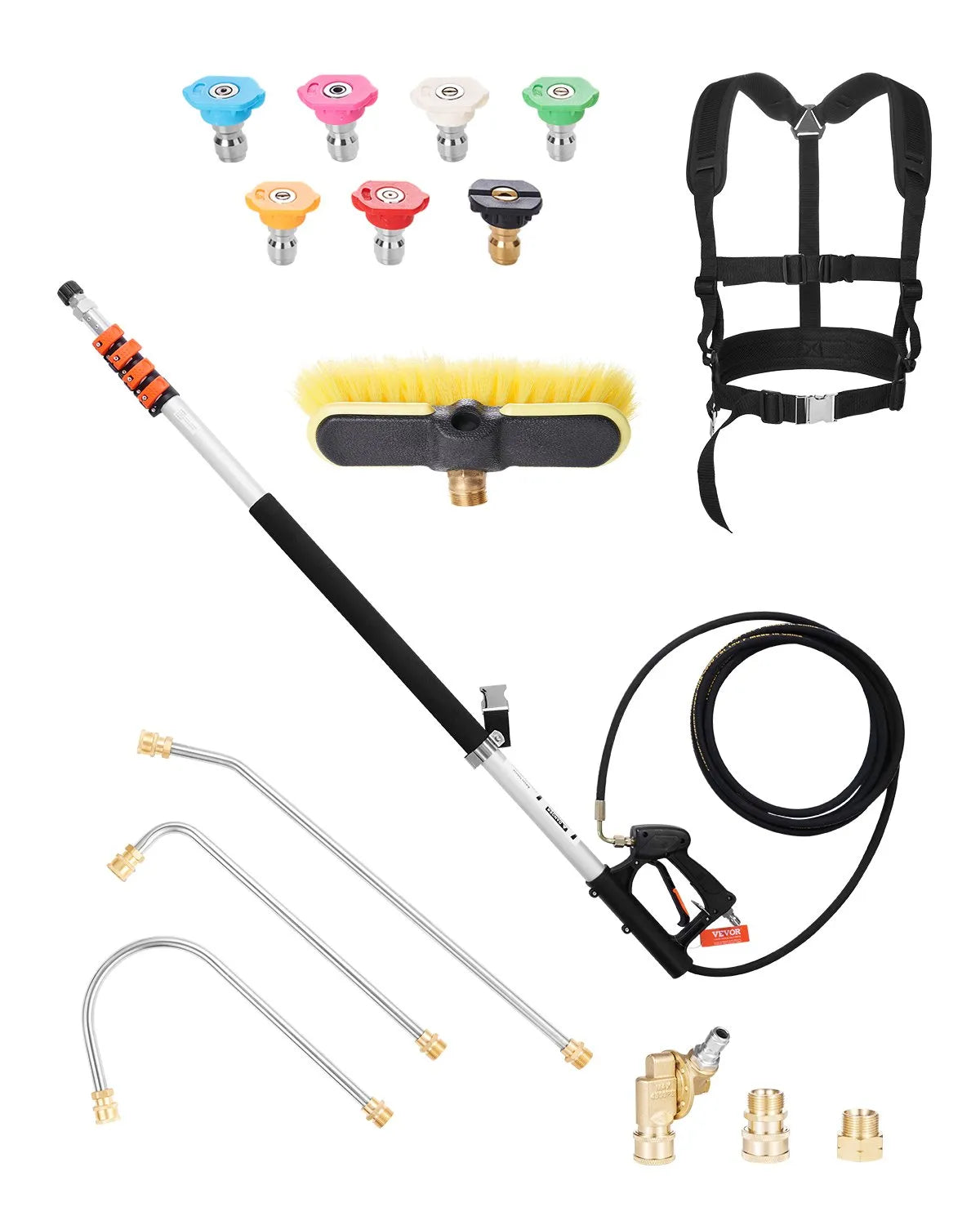 Nettoyeur Haute Pression Extensible 7,3 Mètres 4000 PSI