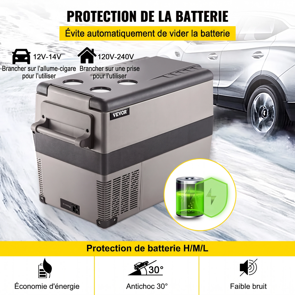 Réfrigérateur/Congélateur Portable 45L 12V