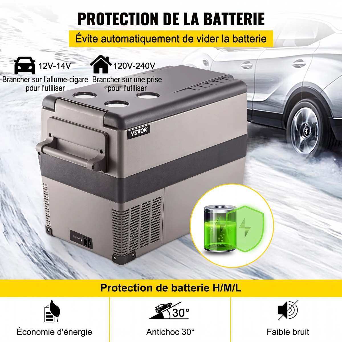 Réfrigérateur/Congélateur Portable 45L 12V